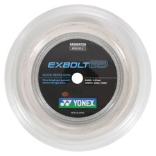 Yonex EXBOLT 63 White Badminton String 200m Reel - 0.63mm