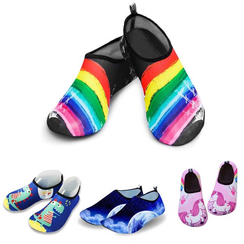 Kinder Wasserschuhe Rutschfeste Aquaschuhe Badeschuhe Strandschuhe Schwimmschuhe - Bild 6 von 19