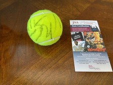 Monica Seles Signed Tennis Ball Tennis LEGEND- JSA COA