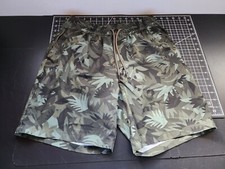 GOODFELLOW co SWIM TRUNKS MEN'S SIZE medium Camo LINED SHORTS