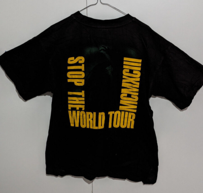 EXTREME 93 stop the world tour Ⅲ tee L Genuine Vintage Extreme Stop The World Tour 1993 T-Shirt Size M