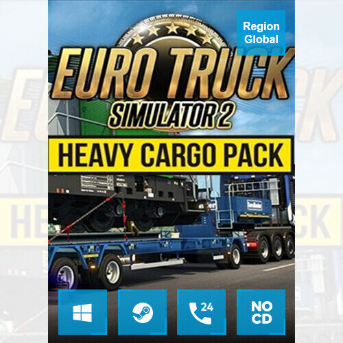 Euro Truck Simulator 2 Heavy Cargo Pack DLC PC Game Steam Key Region Free