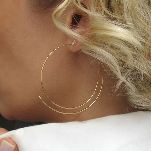 10p Hoops for Earring Making, Gold Hoop Earrings Thin, Earring Hoops for  Jewelry Making, Earring Findings Hoop, Jewelry Findings Earrings 