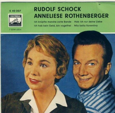 EP Rudolf Schock  Anneliese Rothenberger singen Electrola E 40 207