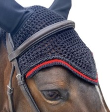 Horse Fly Bonnet / Horse Fly Veil - Hand Made / Fly Veil / Jumper Bonnet / Tack