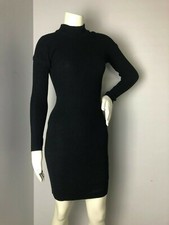 Ruby Moon Womens Black Back Out Sweater Dress Size XS