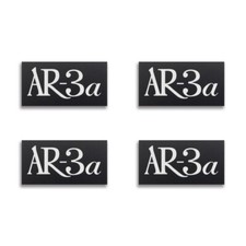 AR-3a Acoustic Research Speaker Logo Badge Emblem 49mm 1.93" X26mm 1.02"