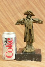 Hand Made Original Pirate Skeleton Statue Figurine Bronze Sculpture Lost Wax Art