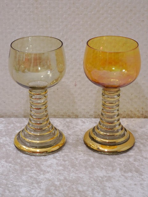 Xyajhz - 2 X Design Wine Glas Handgefertigt - Vintage - Chandelier - 16 CM Xyajhz - 2 X Design Wine Glas Handgefertigt - Vintage - Chandelier - 16 CM