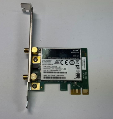D-Link DWA-582 Wireless AC1200 Dual Band PCI Express Adapter