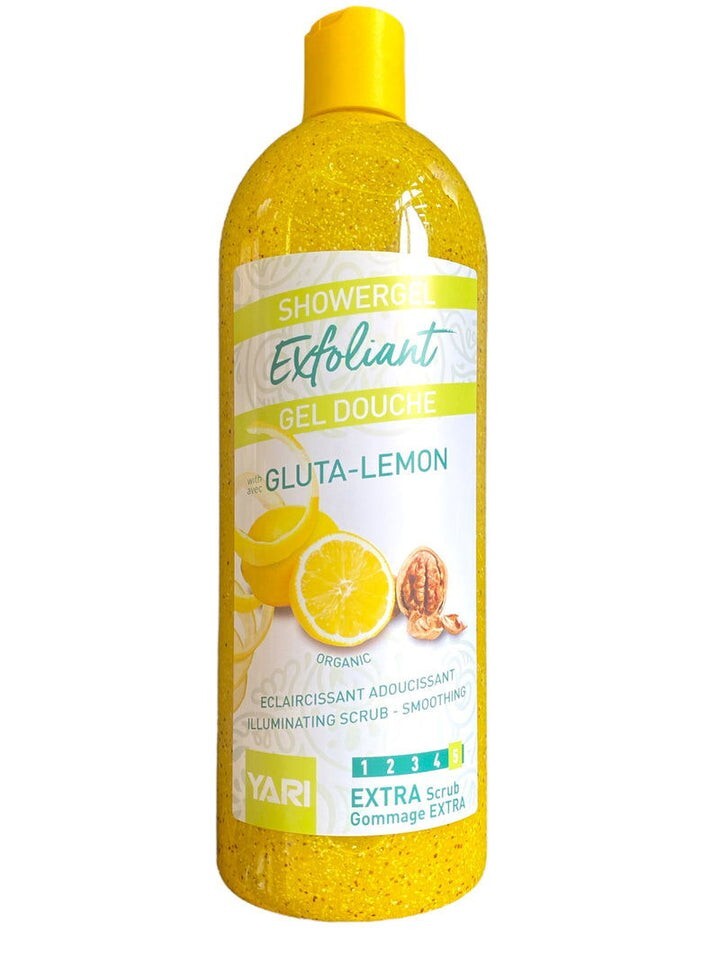 Gel douche Yari exfoliant contre le teint terne au gluta lemon 1L