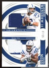 Minshew II/Moss 2023 National Treasures NFL Gear Combo Material Holo Silver #12 