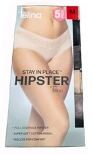 Felina Women's M Stay In Place Hipster Panties 5 Pack