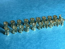 10 Pair Gold Plated Spring Clips for Arc/Flash Lamp Laserscope/Lee YAG Laser