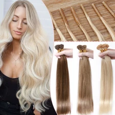 AAAA+ Stick ITip Real Remy Pre Bonded Human Hair Extensions 16 18 20 22" 100S