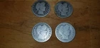 LOT OF 4 BARBER QUARTERS