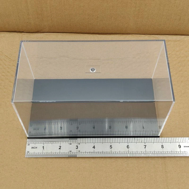 Acrylic Case Motorcycle Model Car Display Boxes Dustproof Storage Box Clear 20cm - Image 3 of 4