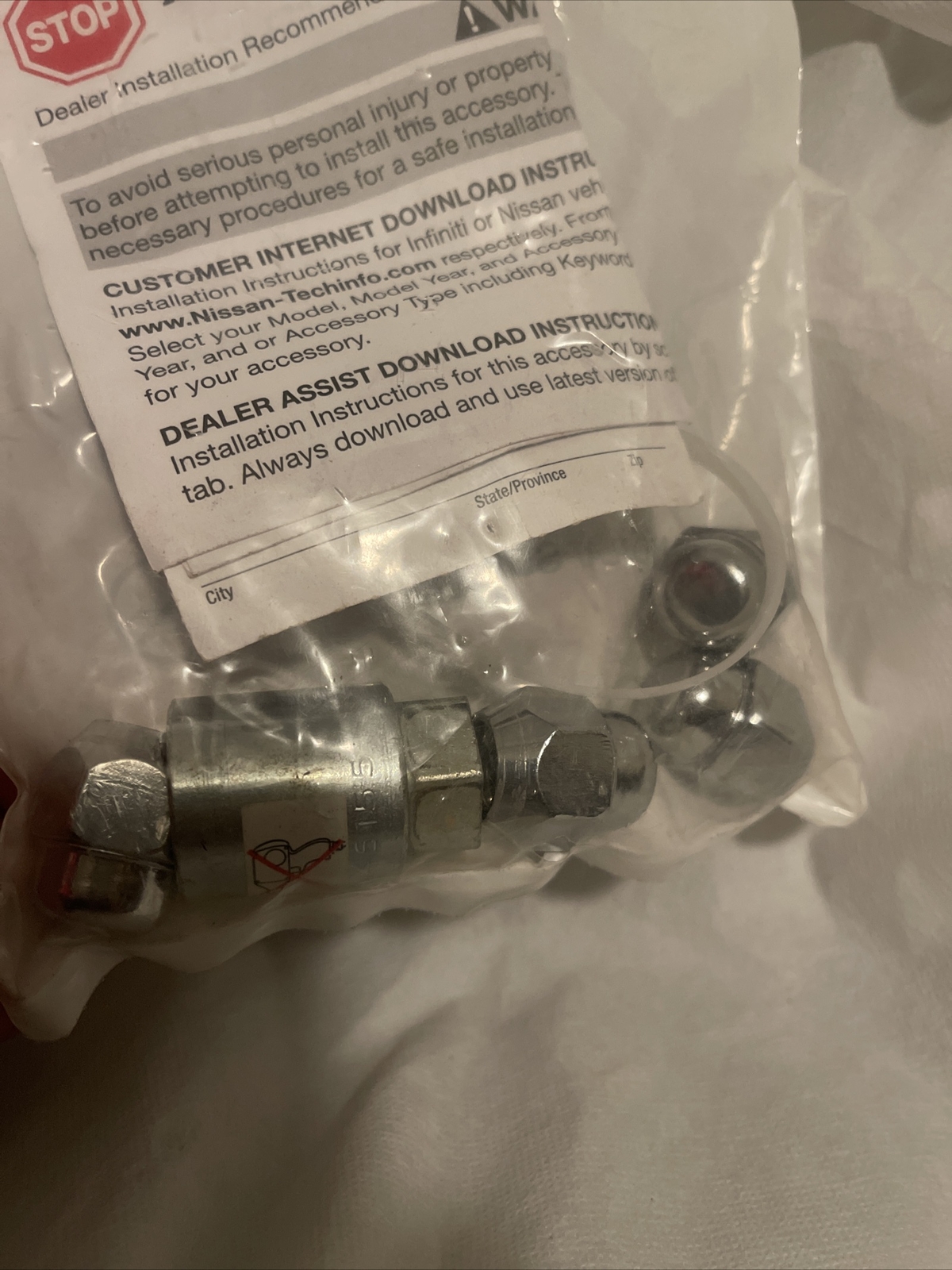 New Genuine OEM Factory Nissan Locking Wheel Lug Nuts 999H1A7003