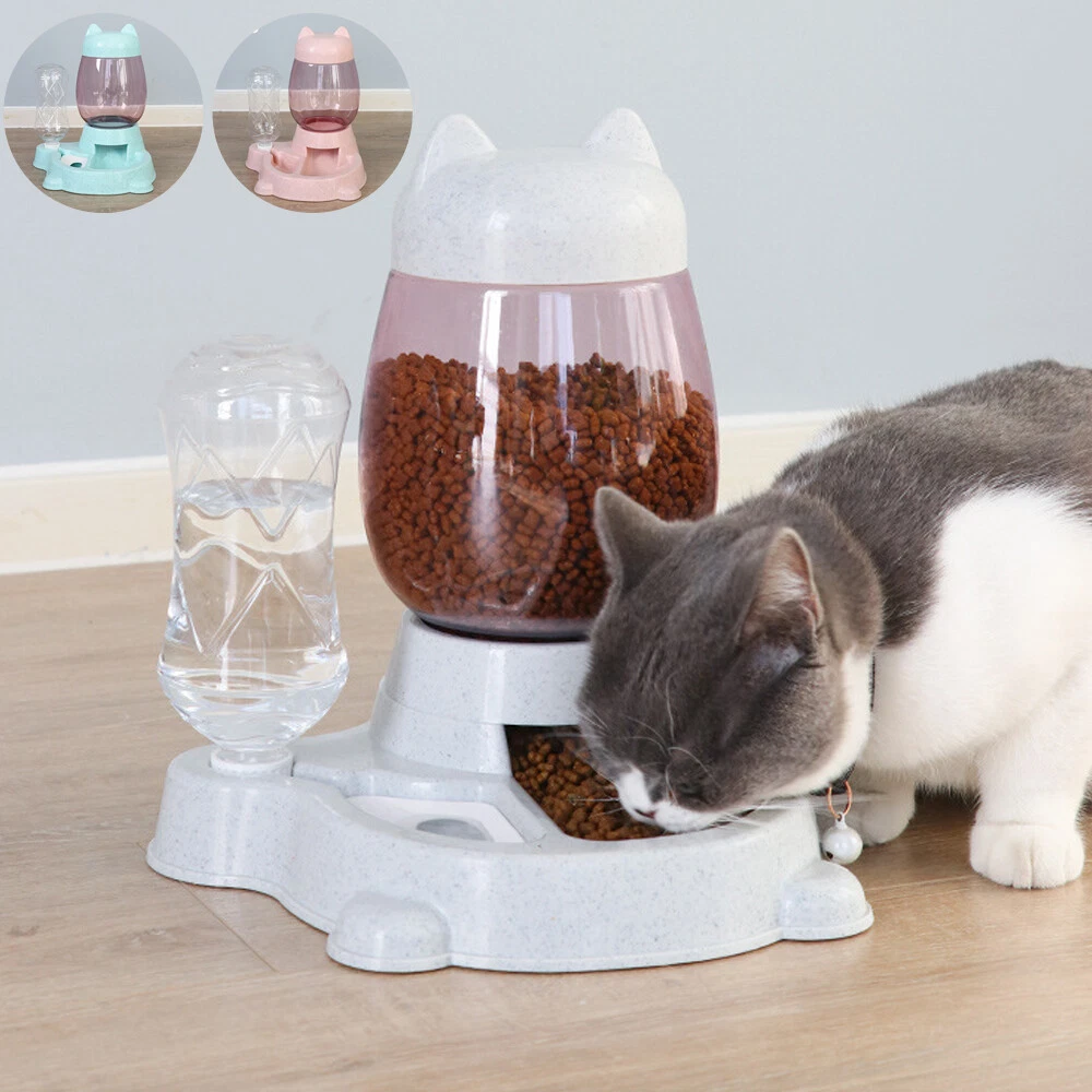 Large Capacity Automatic Pet Feeder Water Dispenser For Catsdogs