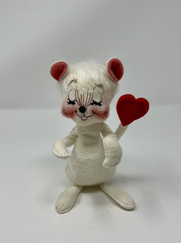 1999 Annalee Doll 6" BE MINE MOUSE Valentine's Day - Missing the Be Mine Heart - Picture 2 of 7