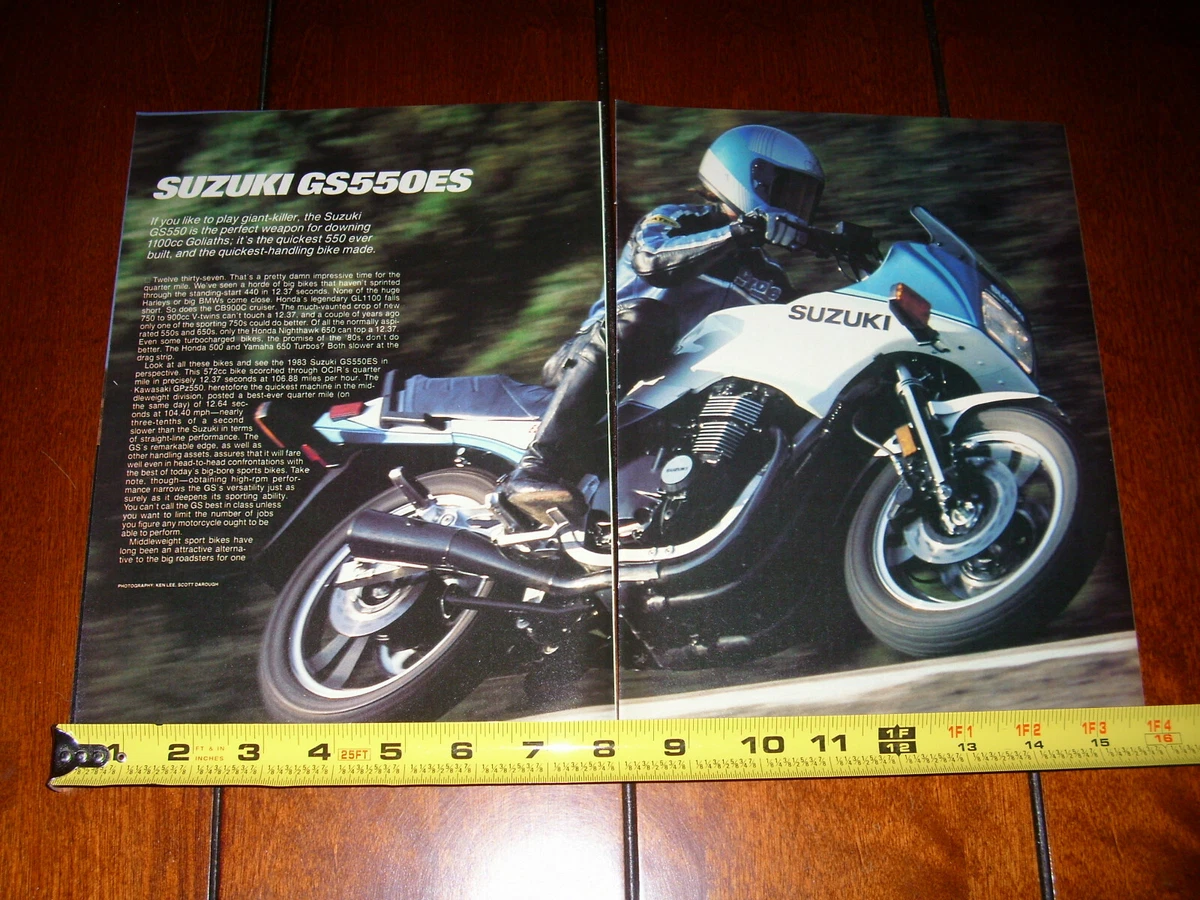 1983 SUZUKI GS550 ORIGINAL ARTICLE eBay