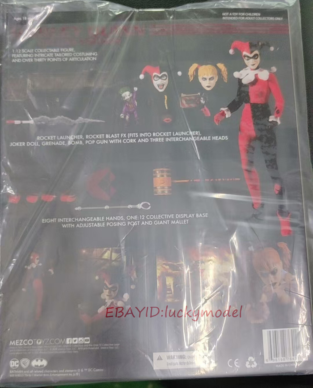 Mezco Batman Animation Harley Quinn 1/12 Action Figure In Stock NEW