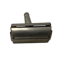 VTG Gillette Twist to Open TTO Metal Mens Aristocrat Safety Razor USA 1950s