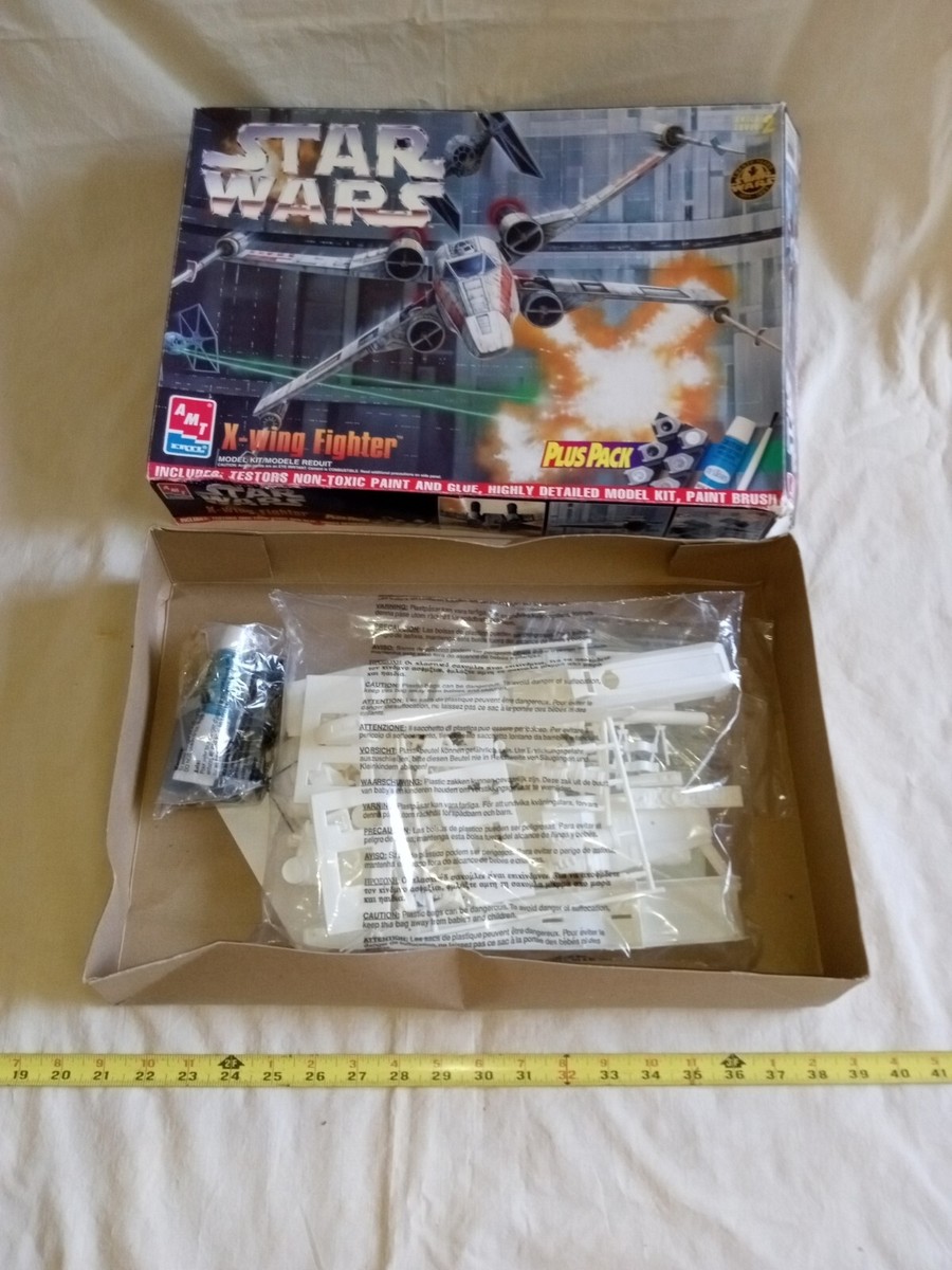 特撮 amt X-WING Fighter Plus Pack Star Wars X-Wing Fighter Plus Pack Model Kit #8433 1997 AMT