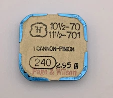 FHF Caliber 70, Part# 240 (Canon Pinion, Height 2.95mm)