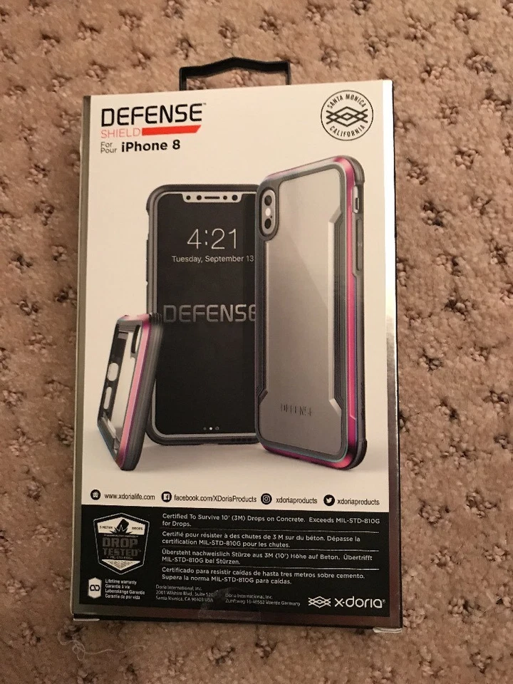 X-Doria - Defense Shield Case for Apple® iPhone 8 X - Iridescent - Image 2 of 2