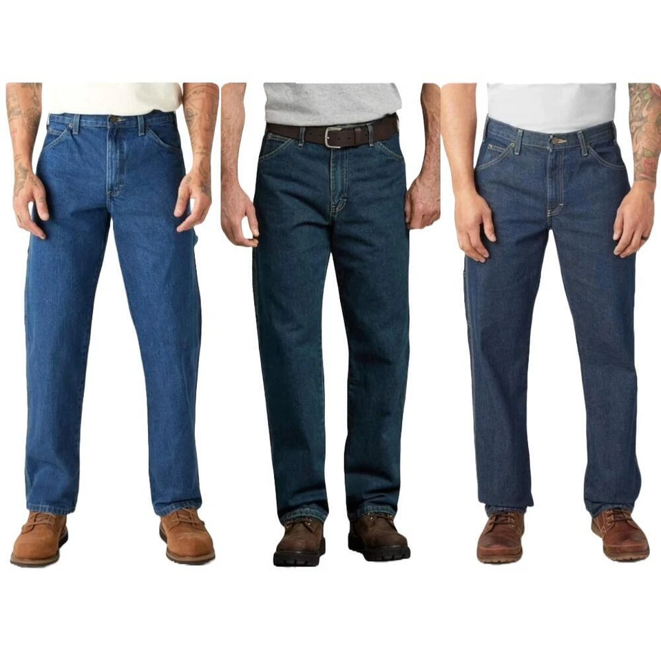 Dickies Men's Jeans Straight Leg Heavyweight Relaxed Fit Carpenter Jeans 1993