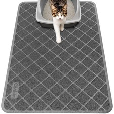 Cat litter mat large pvc non slip trapping mesh waterproof