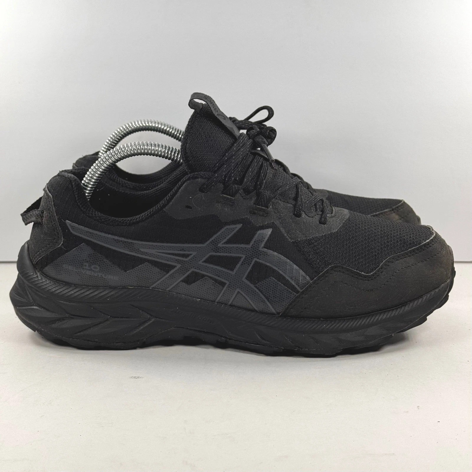 Asics Gel Venture 8 Mens 10 Wide Black Trail Running Sneakers 1012B761