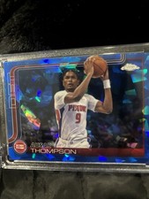 2025-26 Topps Chrome Sapphire Ausar Thompson #64 Pistons