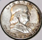 1958 Franklin Half Dollar