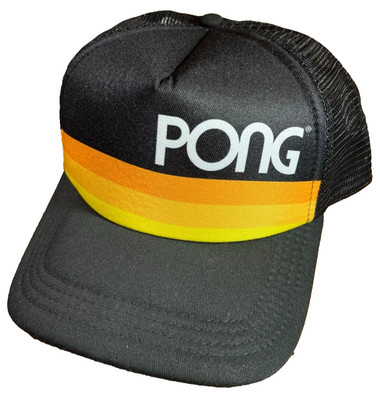 Atari  PONG  Mesh Back Hat 2018 BlackH3 Headwear Adjustable Snapback BOX SHIPPED