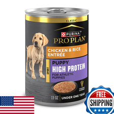 Purina Pro Plan Sport High Protein Puppy Food Chicken and Rice Entree Wet Formul