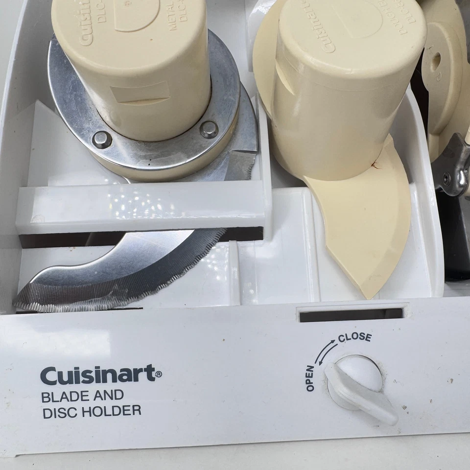 Cuisinart BDH-2 Food Processor Case Safety Disc Blade Storage Holder - White - Image 3 of 4