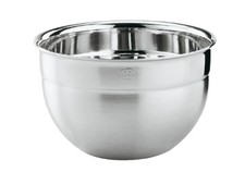 Saladier Haut - Saladier en inox 18/10 avec Bord Verseur - Pour la Préparation