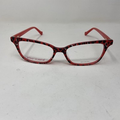 BETSEY JOHNSON WILDHEART RED 55-17-140 Flex Hinge Eyeglasses 9017