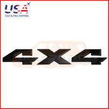 Black Rear Tailgate 4x4 Letter Emblem For Ram 1500 2500 3500 4x4 Liftgate Badge