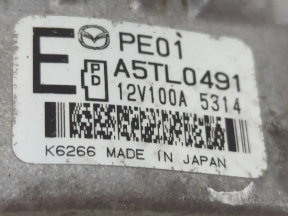 Mazda 6 2014-2016 alternador generador montaje de carga motor OEM TBZGM Foto 3 de 4