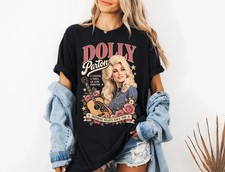 Dolly Parton Memories Graphic Shirt, Vintage Inspiring Hearts Since 1946 Tee