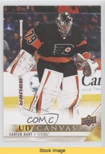2022-23 Upper Deck Series 2 UD Canvas Carter Hart #C181 READ 1e05