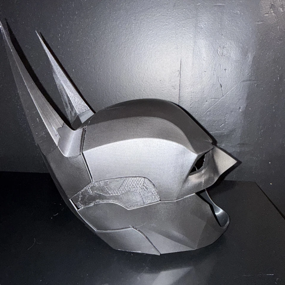 Batman Arkham Knight Dark Knight Cosplay Costume Wearable Helmet (Custom Sizing) - Image 4 of 4