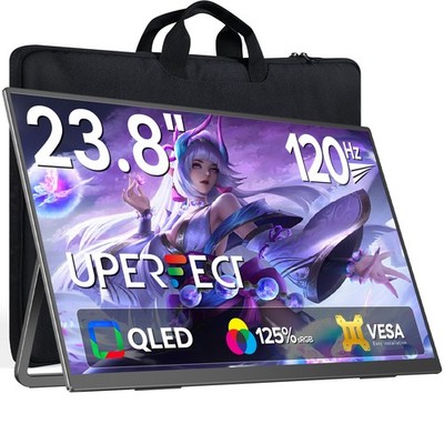 23,8 Zoll 120Hz Tragbarer Gaming Monitore 1920*1080 QLED Matte Display mit VESA