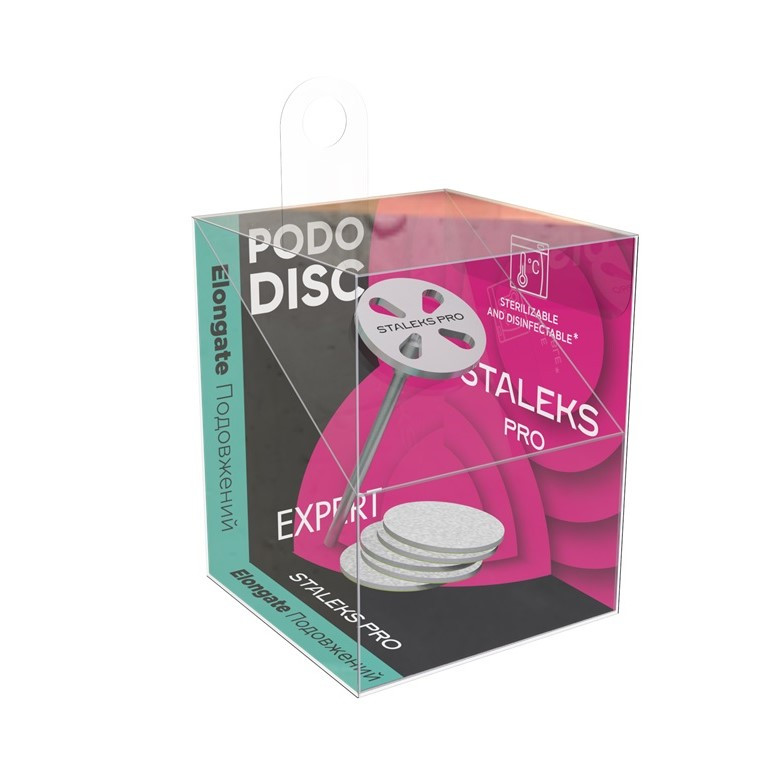4820121599841 Металлический диск для педикюра Staleks PodoDisc 15 мм + wymi