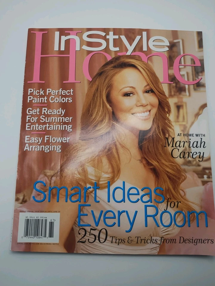 In Style Home Magazine Mariah Carey Spring 2006 Foto 3 de 4