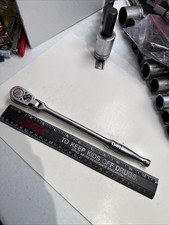 Snap On Tools F731 38 Dr 11 In. Long Chrome Ratchet With Flex Head Tool Snap On Tools F731 38 Dr 11 In. Long Chrome Ratchet With Flex Head Tool