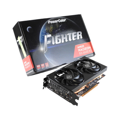PowerColor Radeon RX 6600 XT Gaming Grafikkarte 8GB GDDR6 Fighter inkl. OVP